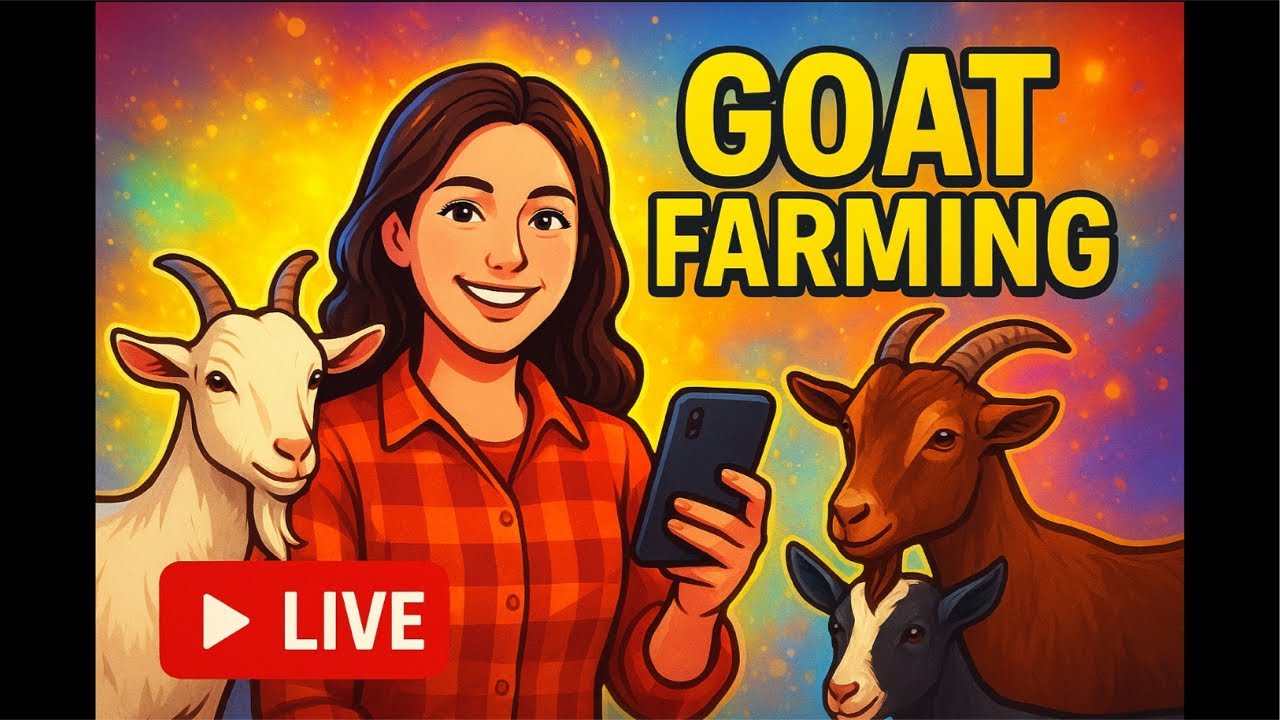 🐐 Goat Farming Girl LIVE | Bakriyon Ka Daily Routine”