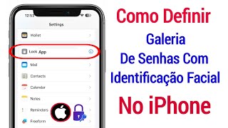 Como definir a senha na galeria do iPhone || Como bloquear fotos da galeria no iPhone