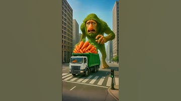 Evolution of Brr brr Patapim chasing a garbage truck carrying big carrots into a flying robot