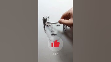 How to draw a beautiful boy sketch with charcoal pencil in 3 second challenge #drawing #art #shorts