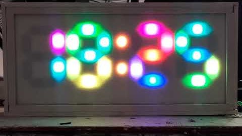 Ws2812 Led Clock Using Arduino HC05 DS3231 Date, Month, Year, Temp.