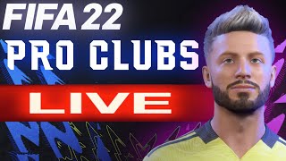 ? [ LIVE ] FIFA 22  PRO CLUBS - GOALKEEPER ? - ROAD TO 3K SUBS