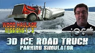 TRUCK DRIVING CRAZINESS | 3D Ice Road Trucker ipad version | TRUCKING SIMULATOR screenshot 3
