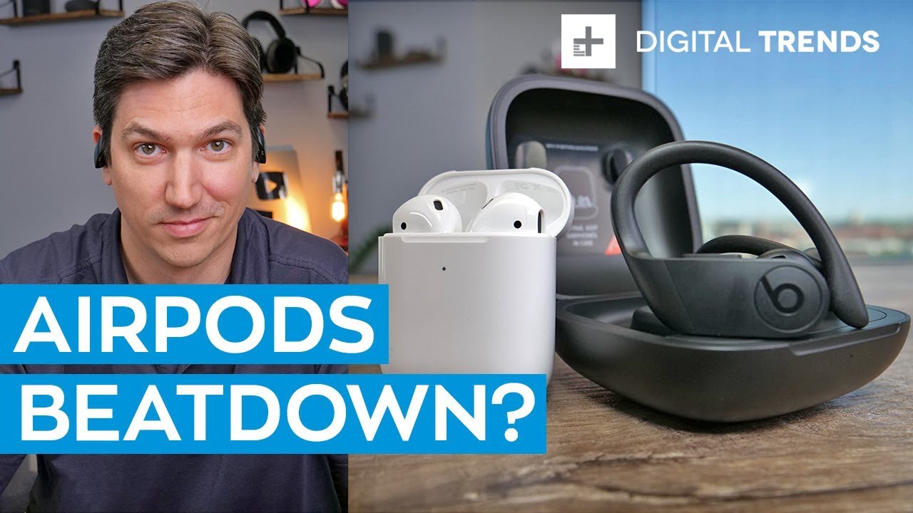 Powerbeats Pro vs. Apple Airpods: How Much Better Are The Beats? - YouTube