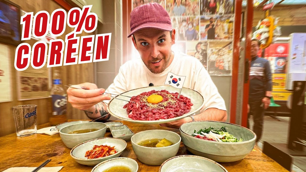Le TARTARE Coréen est il MEILLEUR que le Français? Gwangjang Market Séoul 🇰🇷 🇫🇷