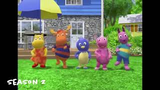 Backyardigans Ending Song Season 1 - 4 Comparison