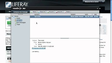 Vaadin Mail Portlet Tour on Liferay