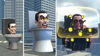 EVOLUTION OF ALL VERSIONS G-MAN SKIBIDI TOILET In Garry's Mod! How It Was?