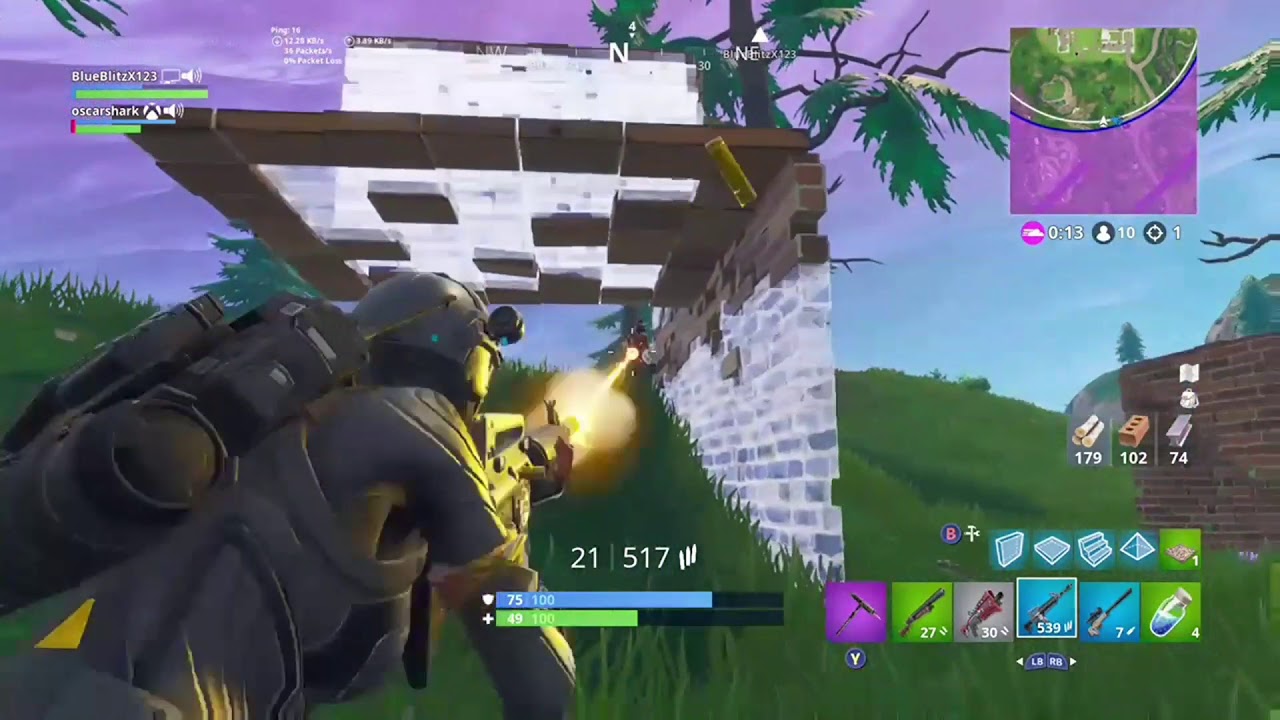 FORTNITE BATTLE ROYAL THE NEW SUPPREST SCAR W/BLUEBLITZ!!!