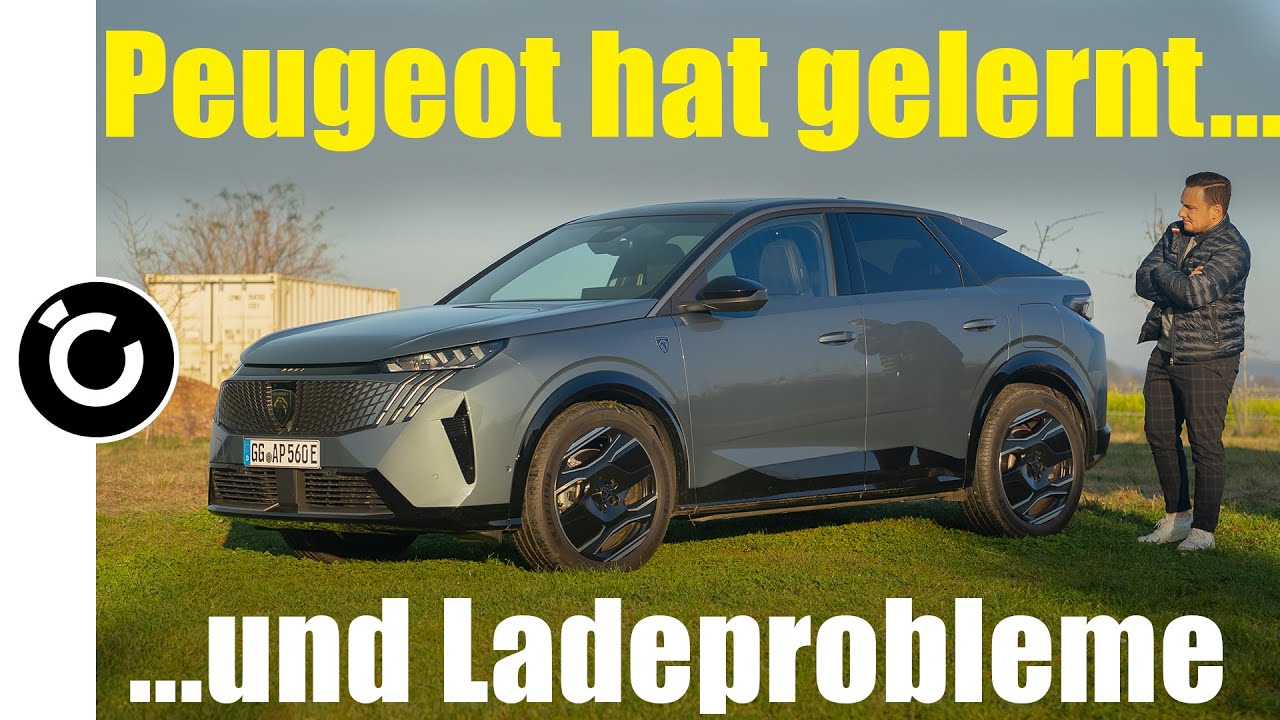 Peugeot E-3008 Alltagstest - Verbrauch, Software und Ladeprobleme!
