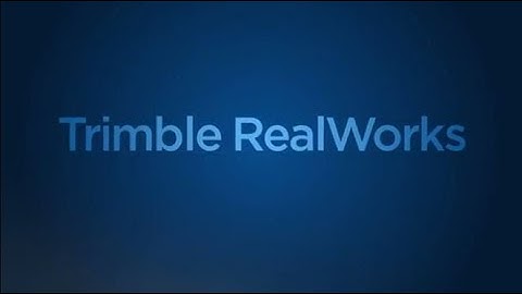 Introduction to Trimble Realworks - 6th April