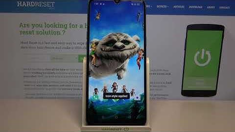 REALME C3i - How to Change Icon Style & Manage Display Settings