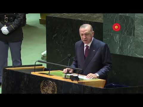 Cumhurbaşkanı Erdoğan, Birleşmiş Milletler 76. Genel Kurulu’nda konuşuyor #UNGA