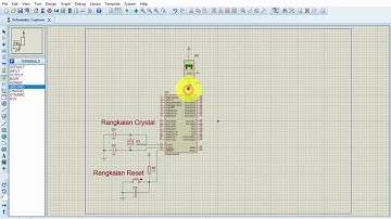 Interface Sensor Suhu LM35 Mikrokontroller ATMega8535 Simulasi Proteus