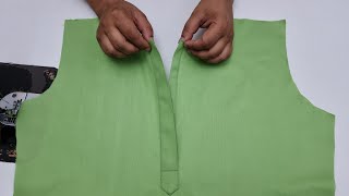 Kurta Patti Kese Banaye Kurti Ke Liye V Plaket Design Cutting And Sching