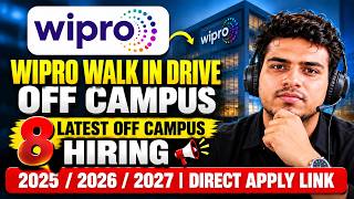 Wipro Off Campus Hiring 2026 | Latest off campus jobs for freshers 2026| off campus hiring freshers