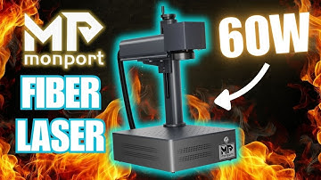 Monport GM 60W MOPA Fiber LASER Engraver UNBOX/SET UP/GUIDE