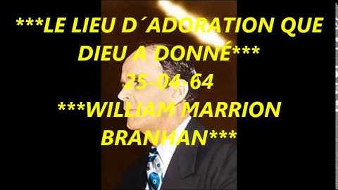 LE LIEU D´ADORATION QUE DIEU A DONNÉ.