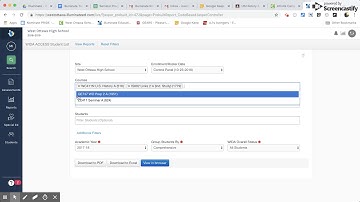 Accessing WIDA/MSTEP Scores under Reports in Illuminate