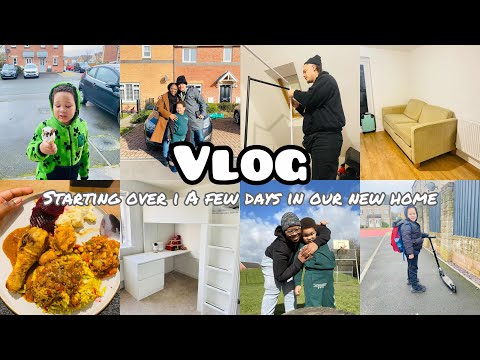 Vlog: Starting over l First few days in our new house l We finally have a car l South African in UK