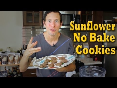 No Bake Sunflower Butter Cookies: Raw Vegan Organic Recipe