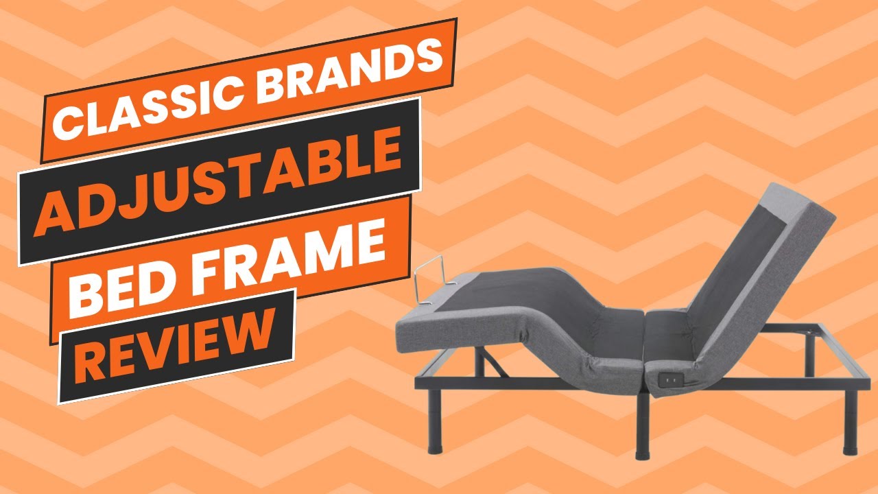 Classic Brands Adjustable Comfort Upholstered Adjustable Bed Base