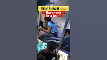 Indian Railways Sleeper coach is now new General coach | over crowded train | #indianrailways