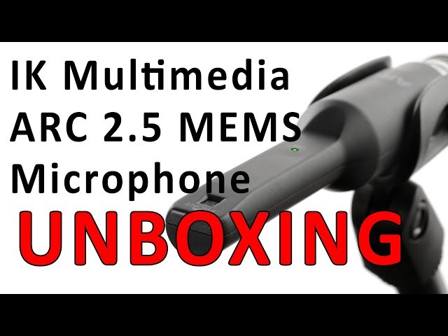 IK ARC 2.5 MEMS Microphone Unboxing (AGSS Preview) - YouTube