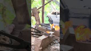 Old Village Blacksmith Making Sharp Iron Tools🔥#blacksmith #ironwork #shorts