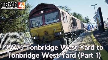 3W75 Tonbridge West Yard to Tonbridge West Yard (Part 1) - Southeastern High Speed - C66 - #TSW4