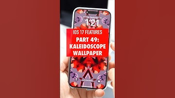 iOS 17 Features Part 49: Kaleidoscope Wallpaper #tailormadetech #apple #ios17 #ios17features #shorts