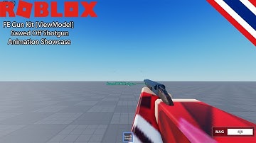 [Roblox] FE Gun Kit Viewmodel Sawed Off Shotgun Animation Showcase 2021