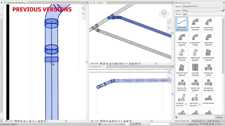 Revit 2022.1: Sloped Fabrication Layout Improvements