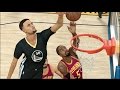 Can One 7 Foot 7 Steph Curry Defeat The Whole Cleveland Cavaliers Team? NBA 2K17 Challenge