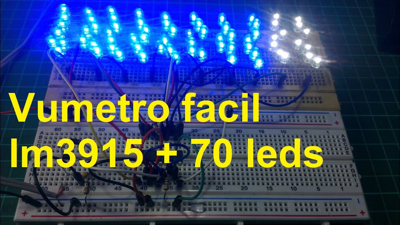 Proyectos DIY construya un vumetro estereo