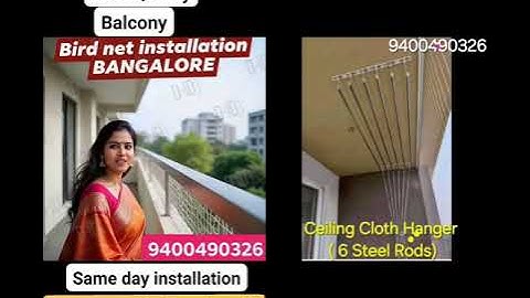 BANGALORE TOP QUALITY BIRD NET- pigeon Net  INSTALLATION CALL 9400490326(Professional installation)