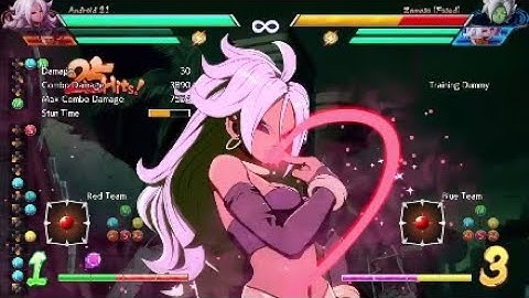 Android 21 rejump w/ Hit + sideswitch combo