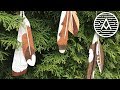 DIY Wooden Feather Ornaments --- Woodworking DIY Wooden Feather Ornaments --- Woodworking