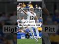 CJ Carr Highlights vs Pitt #notredamefootball #collegefootball #highlights #quarterback #shorts