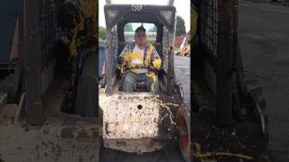 Cheese Man at Classic Restaurant Clean Up in Denton NC, RonnieGallimore.com
