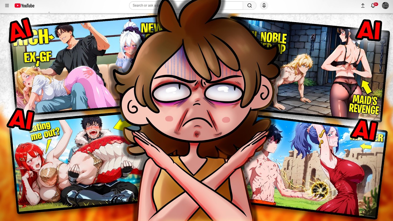 Youtube is FULL of AI Webtoon SLOP | AI Manhwa Recaps