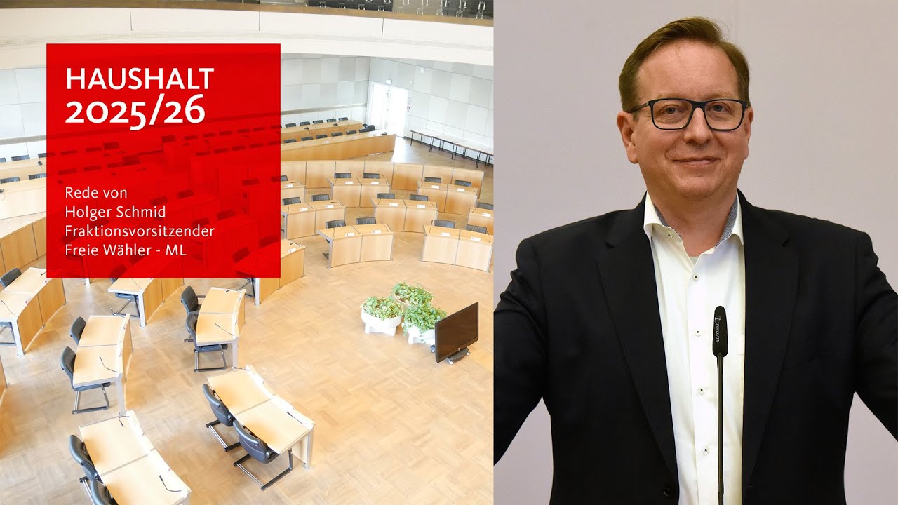 Rede zum Haushalt 2025/26 von Holger Schmid, Fraktionsvorsitzender ...