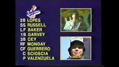 1981 NLCS Dodgers at Expos (Original NBC Broadcast)