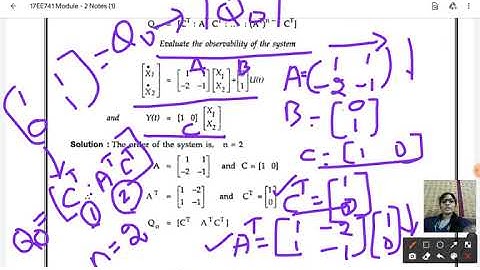 Lecture Video14_17EE741_Module-2_Observability_Kalman