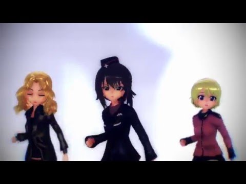 【MMD&パンツァー】隊長5人で一騎当千【GIRLS und PANZER】【ガルパン】