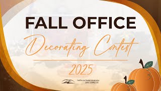 2025 Fall Office Decorating Contest