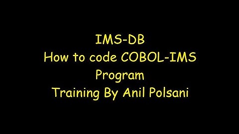Mainframe IMS-DB, COBOL-IMS PGM MAINFRAME NEW BATCH STARTS ON Aug 31 9.30 AM Anil Polsani 9908502542