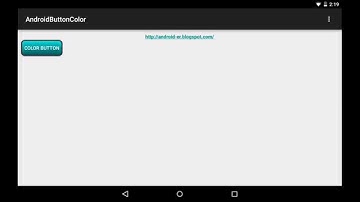 Create Android custom color button