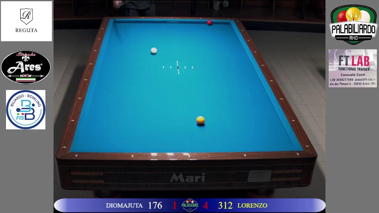 30 MARZO 2026 - LORENZO  VS DIOMAJUTA  - PALABILIARDO RHO