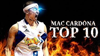 Top 10 Mac Cardona Career Plays